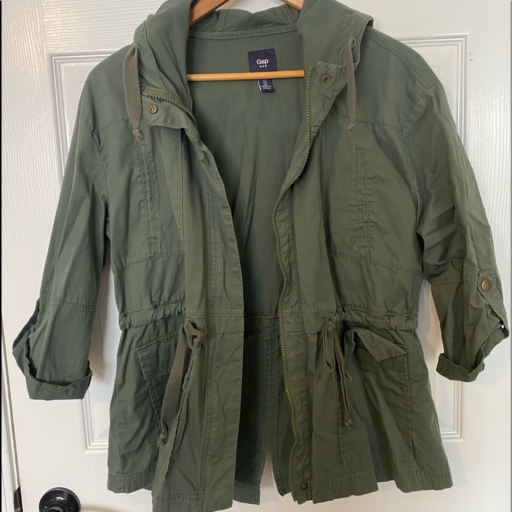 Olive green light jacket